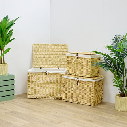 Wicker Storage Hamper Baskets Assorted Sizes  hi\-res